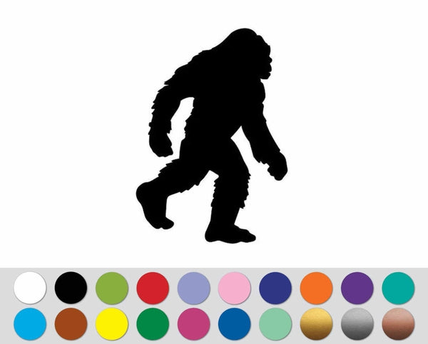 Bigfoot Sasquatch Ape Creature Alien bumper sticker decal