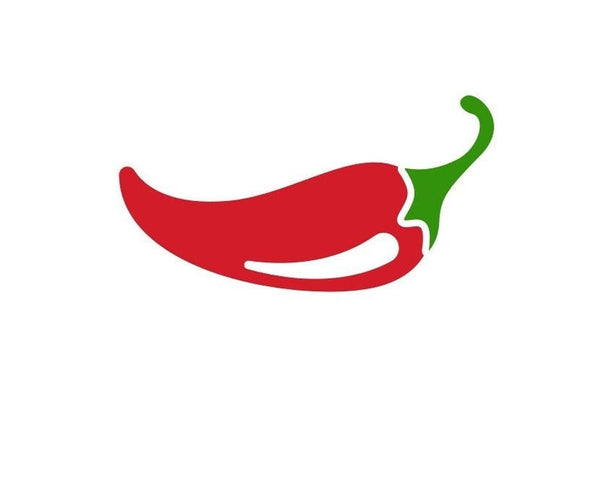 Chili Pepper Red Hot Spicy Veggie Cuisine Kitchen Food print bumper sticker decal