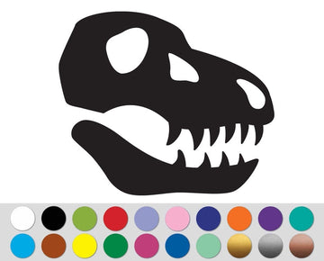 Dinosaur Fossil Skeleton Dragon Snake Monster Horror Halloween sign bumper sticker decal