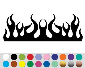 Flame Blaze Fire Tattoo Tribal Sign bumper sticker decal