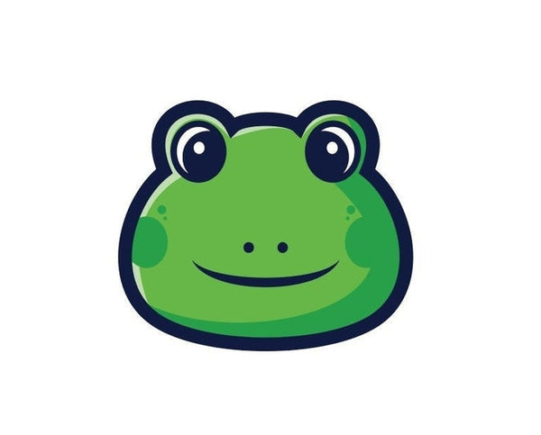 Frog Baby Animal sign bumper sticker decal
