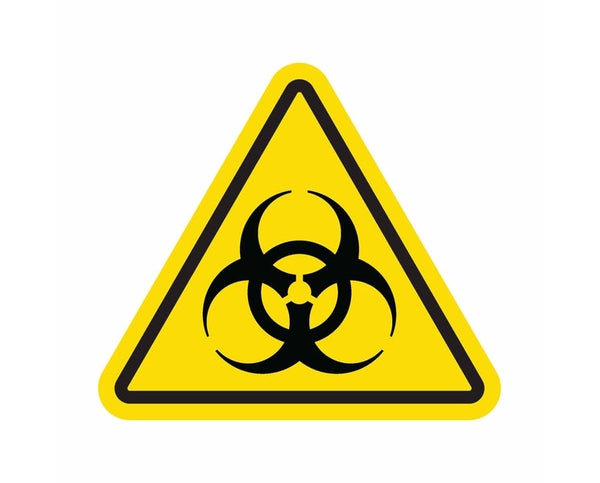 Hazard Biological Virus Toxic Waste High Warning Danger banner high grade vinyl bumper sticker decal