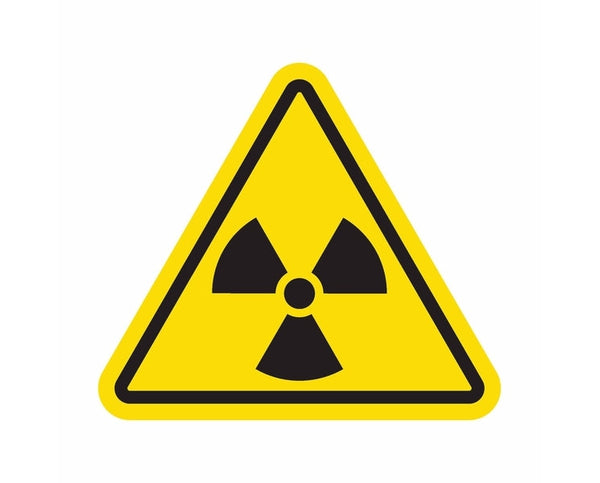 Hazard Radiation Nuclear Toxic Waste High Warning Danger banner high grade vinyl bumper sticker decal