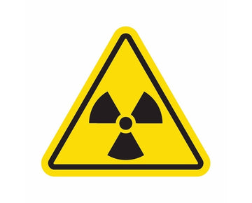 Hazard Radiation Nuclear Toxic Waste High Warning Danger banner high grade vinyl bumper sticker decal