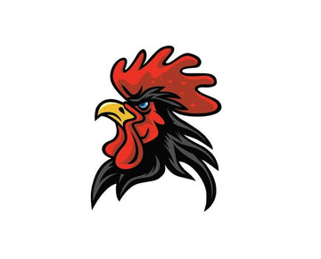 Rooster Bird Animal sign bumper sticker decal