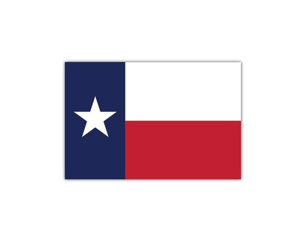 Texas Flag TX USA American Lone Star banner high grade vinyl bumper sticker decal