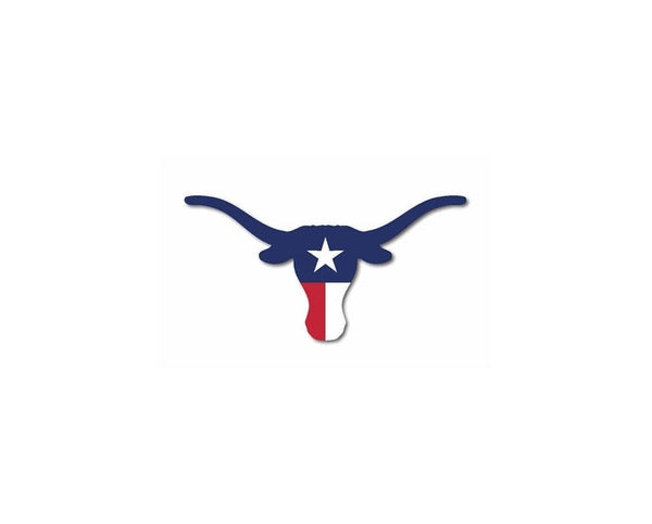 Texas Longhorns Lone Star Flag Banner sticker decal