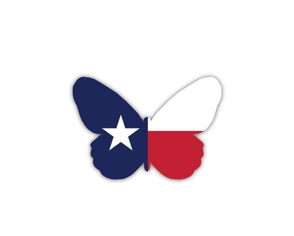 Texas Monarch Butterfly Insect Flag TX USA American Lone Star Animal banner high grade vinyl bumper sticker decal