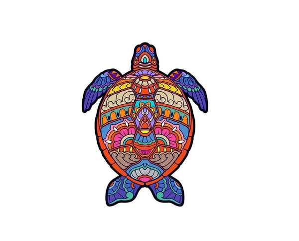 Turtle Ocean Beach Animal sign bumper sticker decal