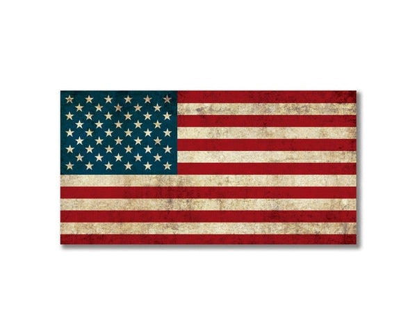 US Flag USA American Patriot Freedom America Star Stripes Banner high grade vinyl bumper sticker decal
