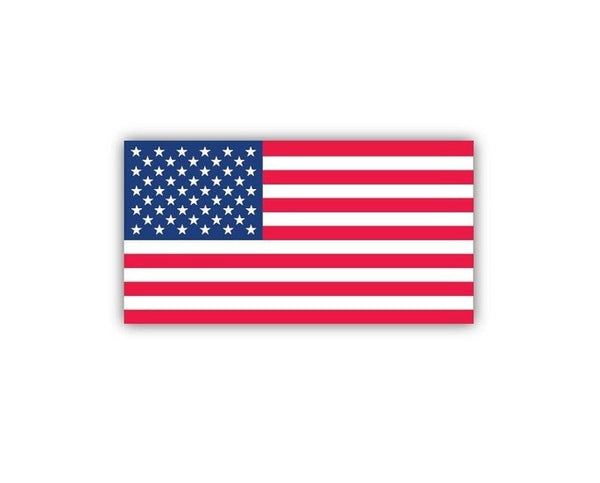 US Flag USA American Patriot Freedom America Star Stripes Banner high grade vinyl bumper sticker decal