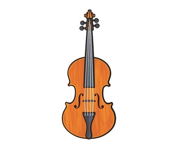 Violin Instrument Orchestra School Music sign banner sticker decal