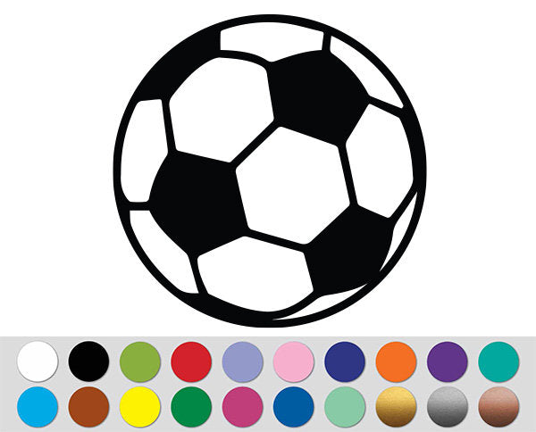 Soccer Ball Sport sign bumper sticker decal