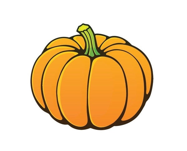 Pumpkin Halloween sign banner sticker decal