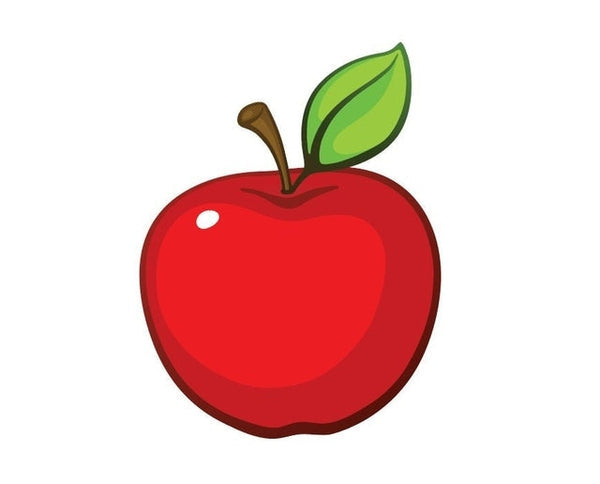 Apple Red Fruit Food sign banner sticker decal